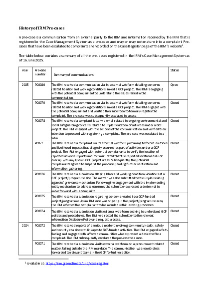 Couverture du document pour l'histoire des pré-cases le MRI