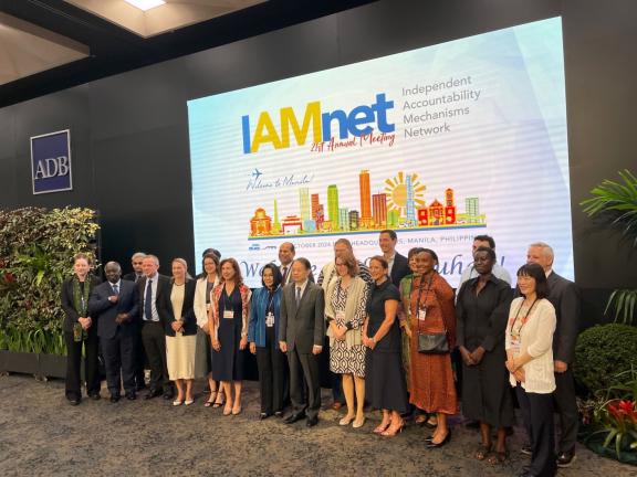 Heads of each IAM pose with ADB President Masatsugu Asakawa